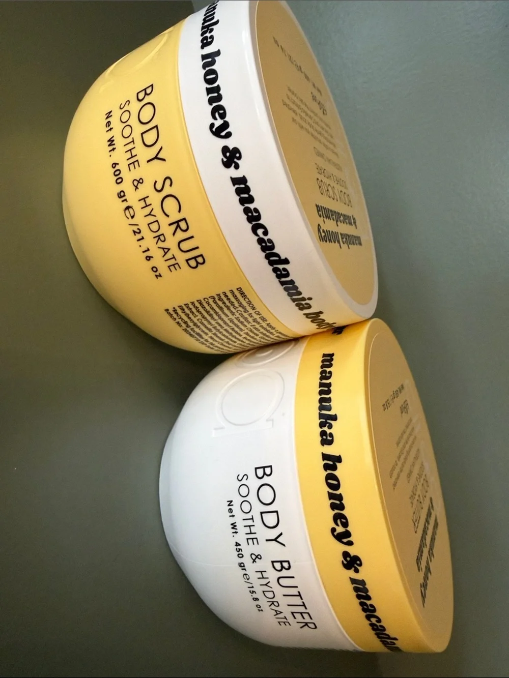 Ciroa Manuka Honey & Macadamia Body Scrub & Body Butter - New Sealed Packaging